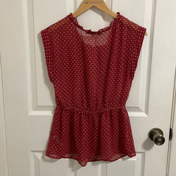 Sale! Forever 21 Polkadot Top - Picture 3 of 3